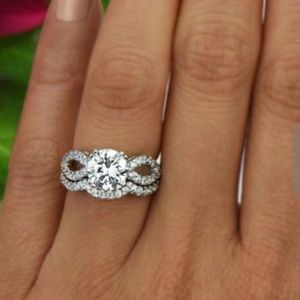Tiger Gems Infinity Bridal Set